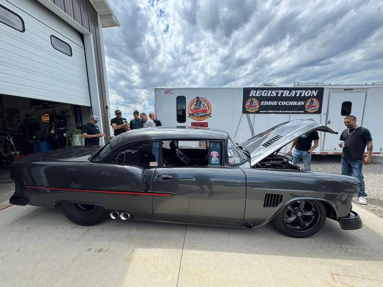 55 Chevy Belair The Virus at Eddie Cochran Festival registration
