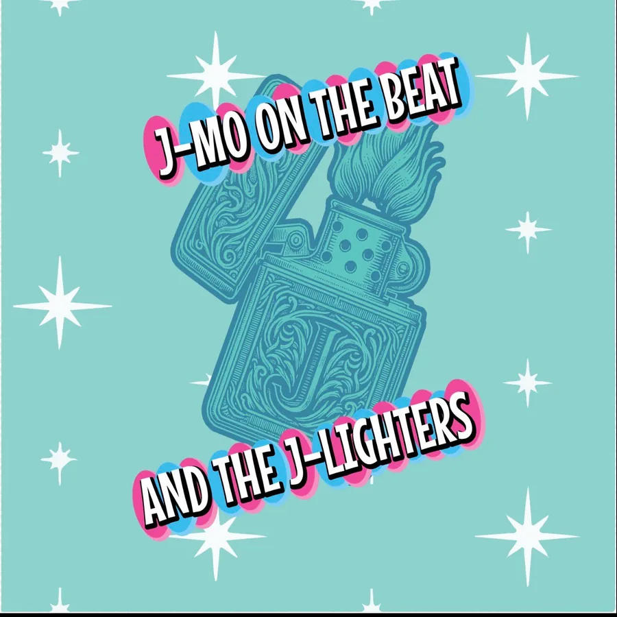 J-Mo on the Beat & The J-Lighters logo J-Mo on the Beat & The J-Lighters logo