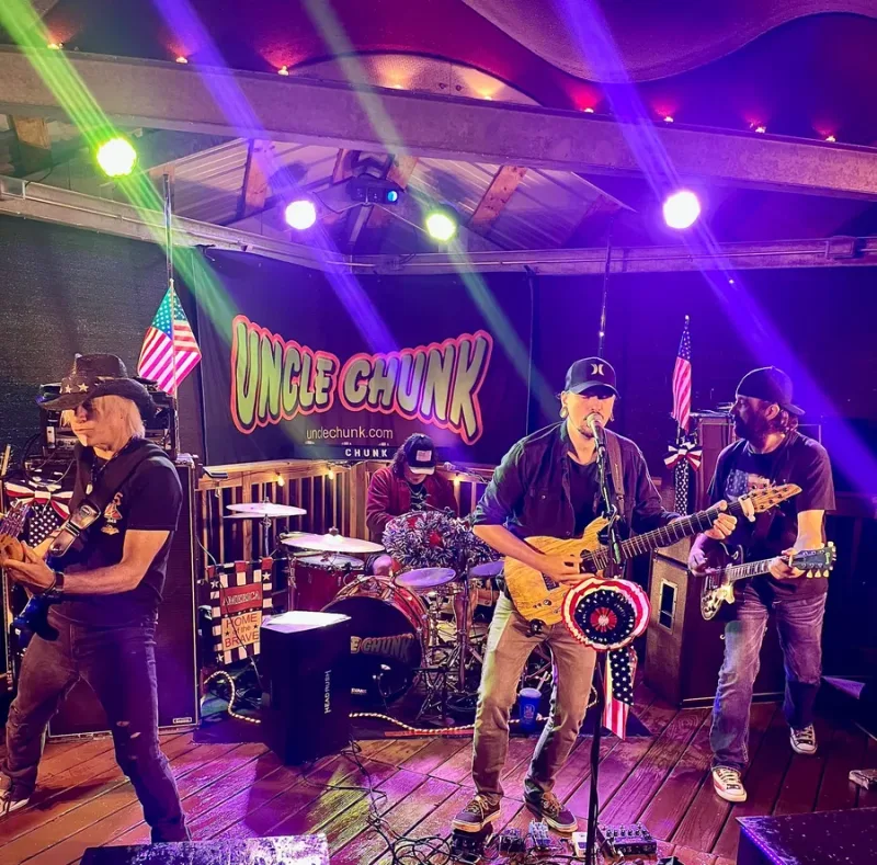 Uncle Chunk performing live Uncle Chunk performing live